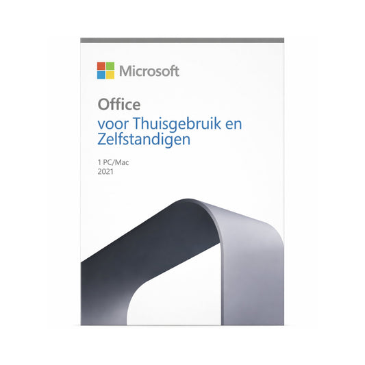 Gesealde Microsoft Office voor Thuisgebruik en Zelfstandigen 2021 retail USB verpakking met originele licentie voor pc en Mac