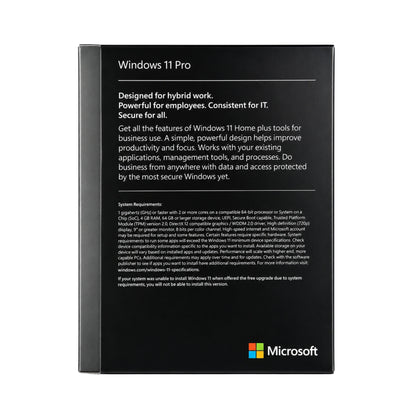 Microsoft Windows 11 Pro Retail USB