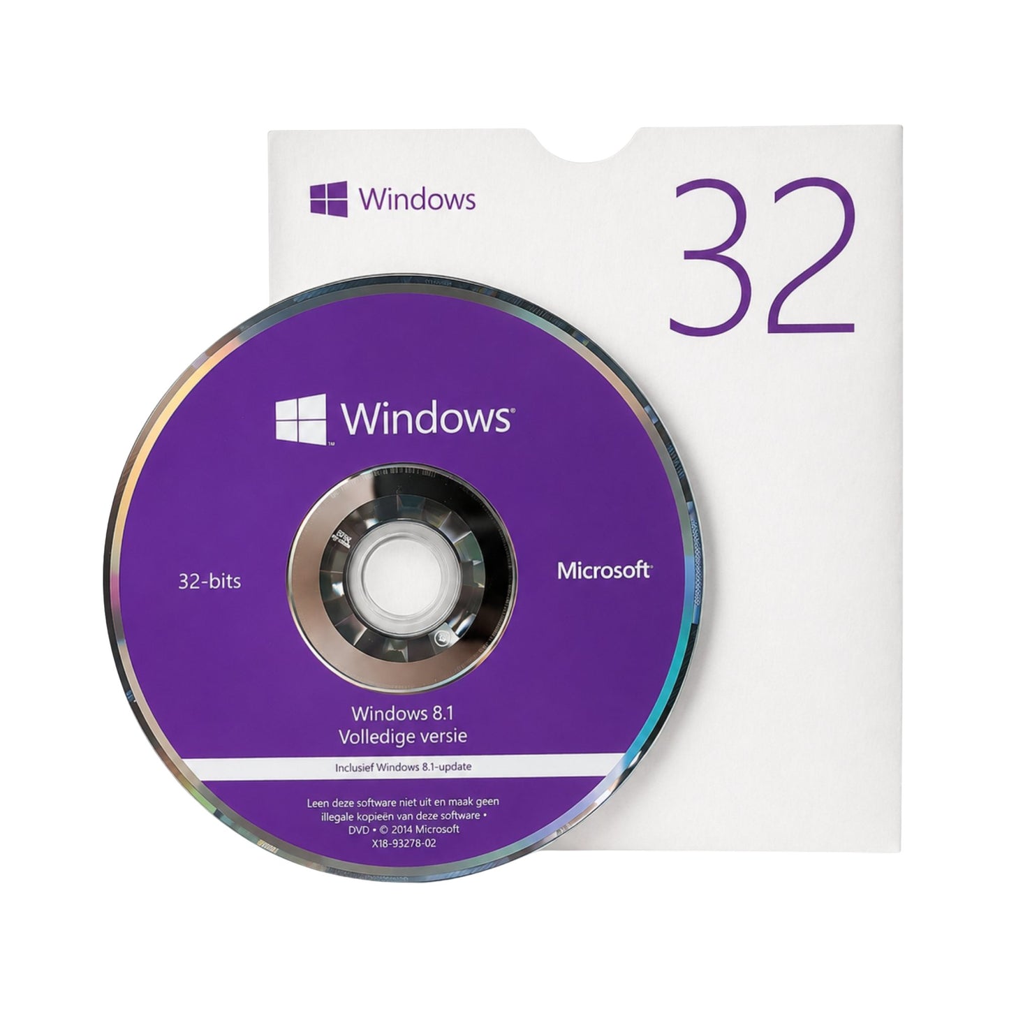 Microsoft Windows 8.1 Volledige Versie Retail DVD