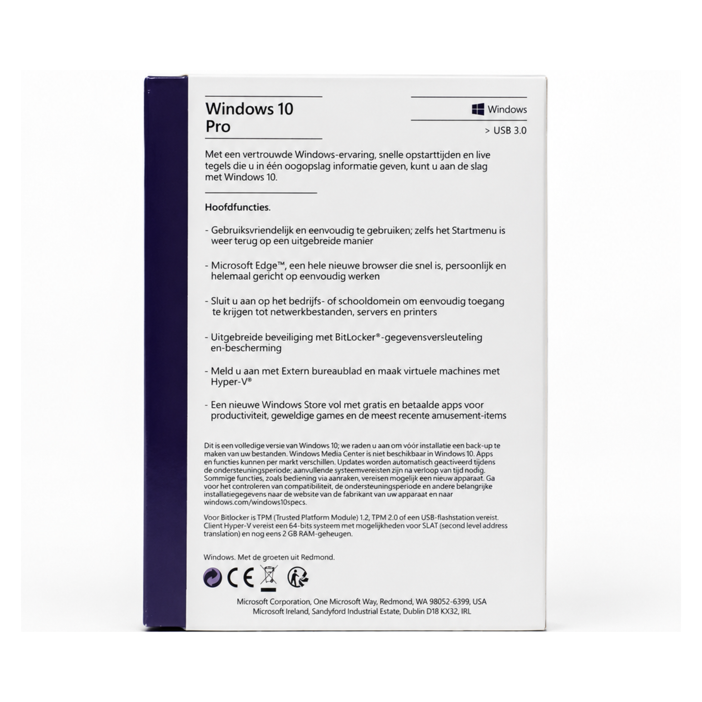 Microsoft Windows 10 Pro Vollversion Retail USB