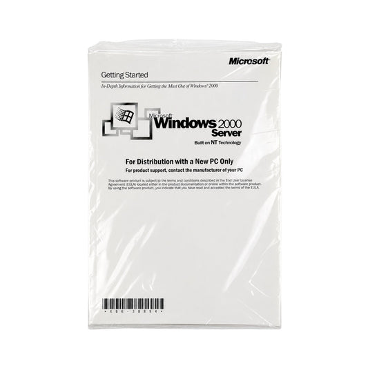 Microsoft Windows 2000 Server OEM +5 CAL | Nieuw & Geseald