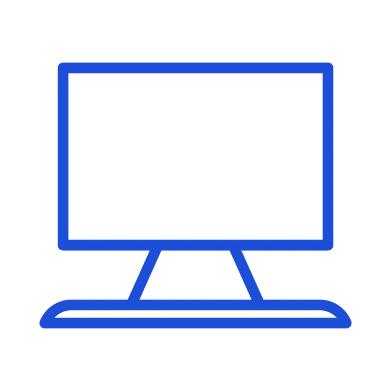 Computerscherm icoon