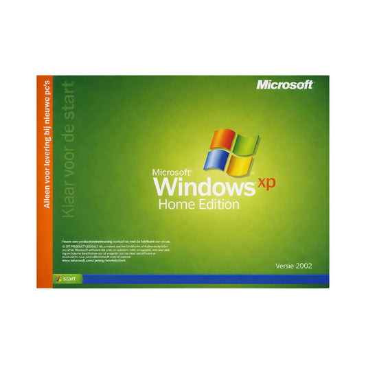 Microsoft Windows XP Home OEM DVD nieuw en geseald met originele licentie voor Windows