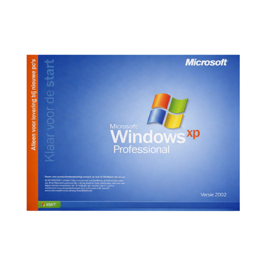 Microsoft Windows XP Professional OEM DVD nieuw en geseald met originele licentie voor Windows