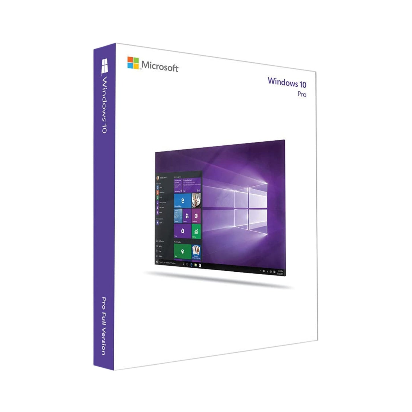 Gesealde Windows 10 Pro retail USB verpakking met volledige versie en originele Microsoft licentie